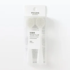 Best Muji Têtes de brosse à dents de rechange ‐ Large, poils souples, lot de 2