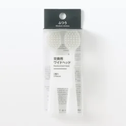 Discount Muji Têtes de brosse à dents de rechange ‐ Large, poils moyens, lot de 2