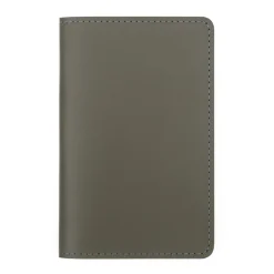 New Muji Étui de passeport en cuir recyclé - Kaki