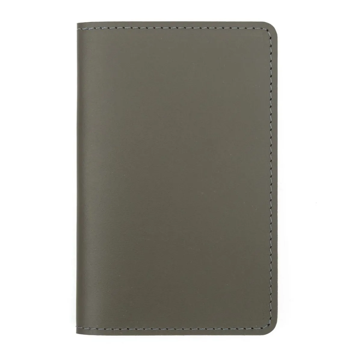 New Muji Étui de passeport en cuir recyclé - Kaki