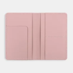 Outlet Muji Étui de passeport en cuir recyclé - Rosa
