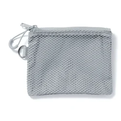 New Muji Étui en polyester à double fermeture éclair S Gris