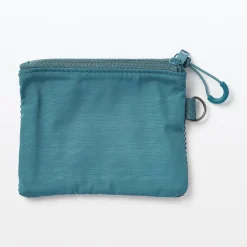 New Muji Étui en polyester à double fermeture éclair S Gris