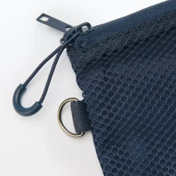 New Muji Étui en polyester à double fermeture éclair S Gris