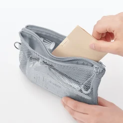 Best Muji Étui en polyester à double fermeture éclair M