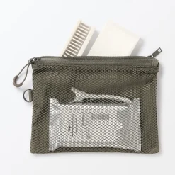 Best Muji Étui en polyester à double fermeture éclair M