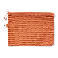 Sale Muji Étui en polyester à double fermeture éclair L