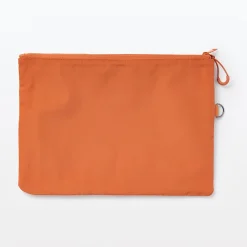 Sale Muji Étui en polyester à double fermeture éclair L