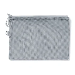 Sale Muji Étui en polyester à double fermeture éclair L