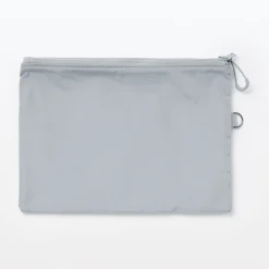 Sale Muji Étui en polyester à double fermeture éclair L