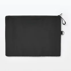 Sale Muji Étui en polyester à double fermeture éclair L