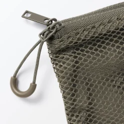 Sale Muji Étui en polyester à double fermeture éclair L