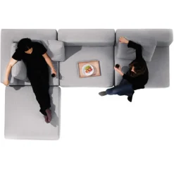 Hot Muji Unité de canapé modulable gris clair (Dont Eco‐part. 5,50€)