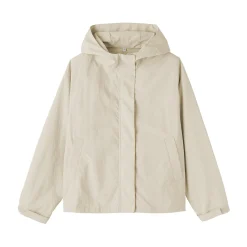 Outlet Muji Veste à capuche déperlante et compacte en nylon pour femme