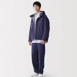 Clearance Muji Veste à capuche déperlante et respirante pour homme