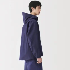 Clearance Muji Veste à capuche déperlante et respirante pour homme