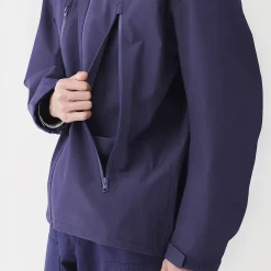 Clearance Muji Veste à capuche déperlante et respirante pour homme