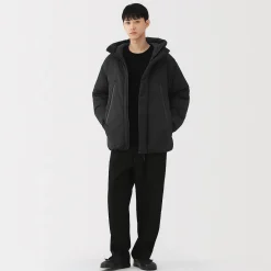 Hot Muji Veste à capuche en duvet pour homme