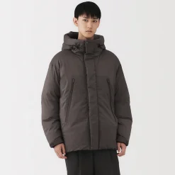 Hot Muji Veste à capuche en duvet pour homme