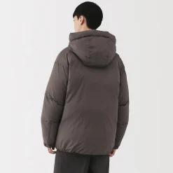 Hot Muji Veste à capuche en duvet pour homme