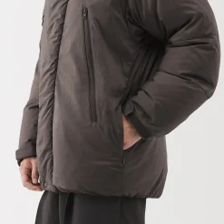 Hot Muji Veste à capuche en duvet pour homme