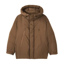 Discount Muji Veste à capuche en duvet pour homme – Marron Moka