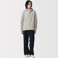 Discount Muji Veste à capuche en polyester déperlante pour homme