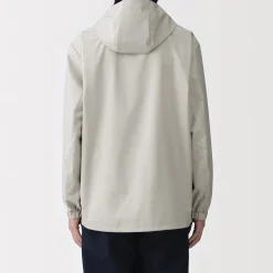 Discount Muji Veste à capuche en polyester déperlante pour homme