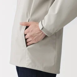 Discount Muji Veste à capuche en polyester déperlante pour homme