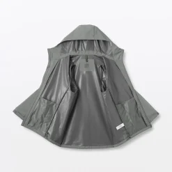 Discount Muji Veste à capuche en polyester déperlante pour homme