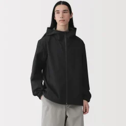 Discount Muji Veste à capuche en polyester déperlante pour homme