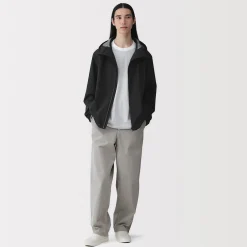 Discount Muji Veste à capuche en polyester déperlante pour homme