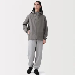 Discount Muji Veste à capuche en polyester déperlante pour homme