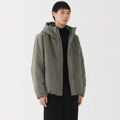 Clearance Muji Veste à capuche en polyester pour homme