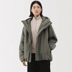 Clearance Muji Veste à capuche en polyester pour homme