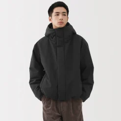 Clearance Muji Veste à capuche en polyester pour homme