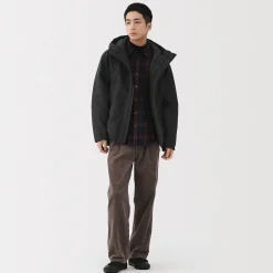 Clearance Muji Veste à capuche en polyester pour homme