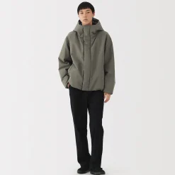 Clearance Muji Veste à capuche en polyester pour homme