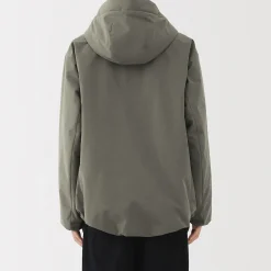 Clearance Muji Veste à capuche en polyester pour homme