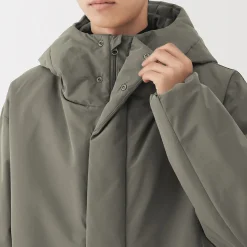 Clearance Muji Veste à capuche en polyester pour homme
