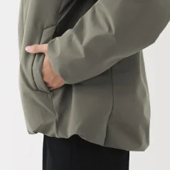 Clearance Muji Veste à capuche en polyester pour homme