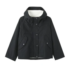 Best Muji Veste à capuche en toile de coton léger pour femme