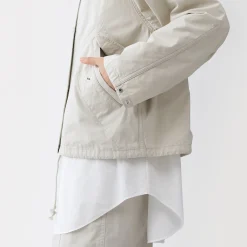 Best Muji Veste à capuche en toile de coton léger pour femme