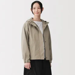 Discount Muji Veste à capuche pliante et déperlante pour femme