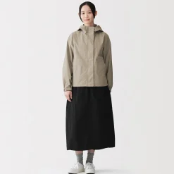 Discount Muji Veste à capuche pliante et déperlante pour femme