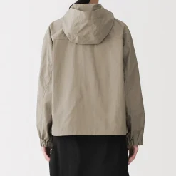Discount Muji Veste à capuche pliante et déperlante pour femme