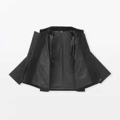 Hot Muji Veste à col montant en velours côtelé déperlant pour femme