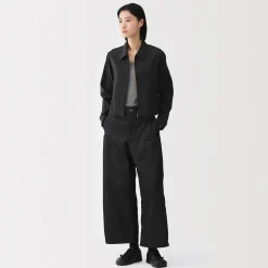 Hot Muji Veste courte en mélange de rayonne pour femme