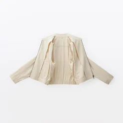 Hot Muji Veste courte en mélange de rayonne pour femme