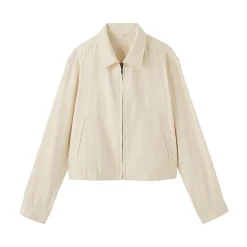 Hot Muji Veste courte en mélange de rayonne pour femme